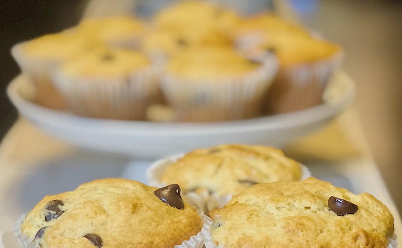 Chocolate Chip Buttermilk&nbsp;Muffins
