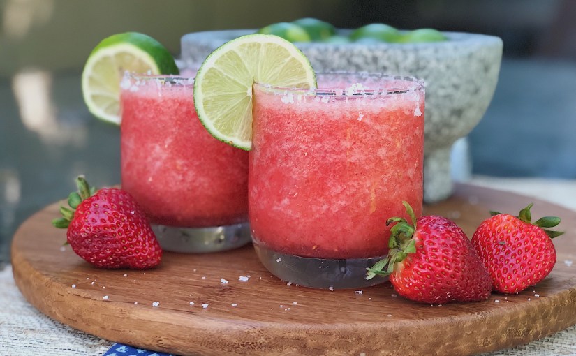 Frozen Strawberry Margaritas
